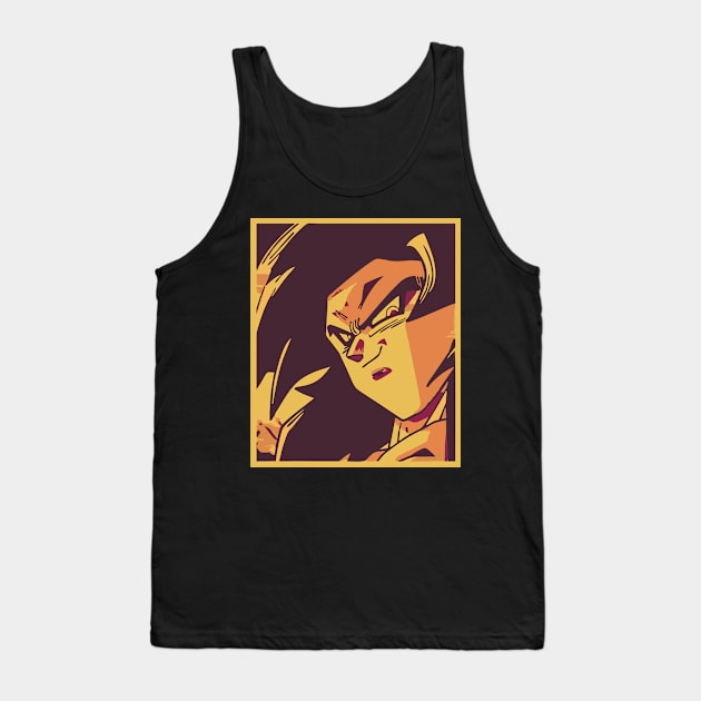 Goku Saiyan Tank Top by BarnawiMT